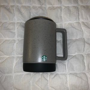 Starbucks gray travel coffee mug